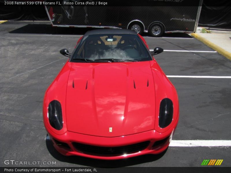 Rosso Corsa (Red) / Beige 2008 Ferrari 599 GTB Fiorano F1