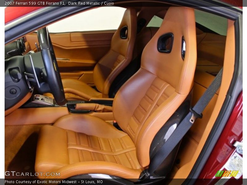 Front Seat of 2007 599 GTB Fiorano F1