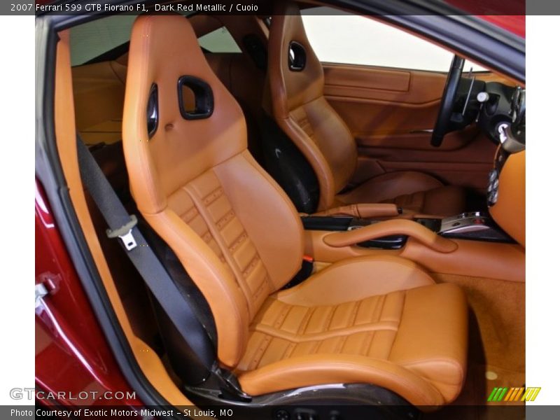 Front Seat of 2007 599 GTB Fiorano F1