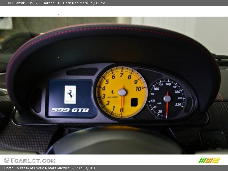  2007 599 GTB Fiorano F1 F1 Gauges