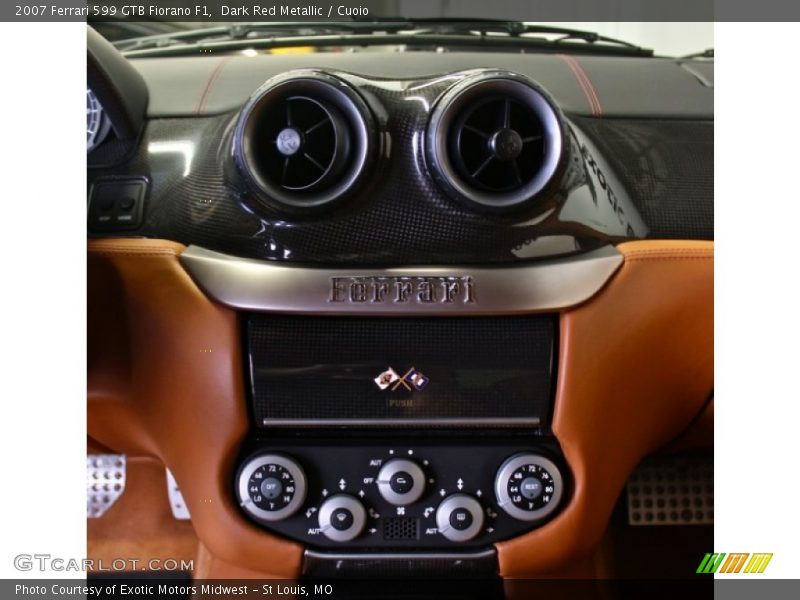 Controls of 2007 599 GTB Fiorano F1