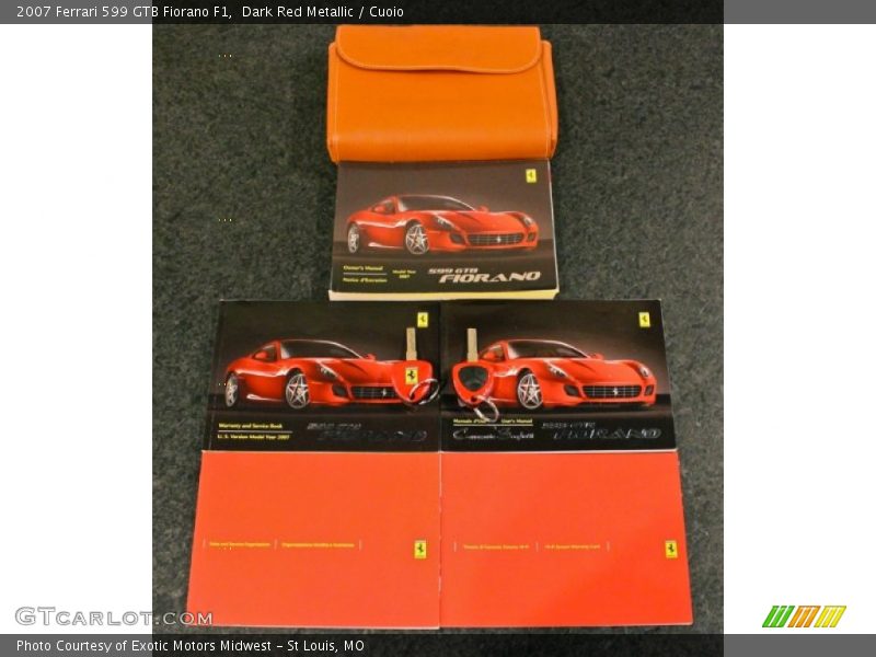Books/Manuals of 2007 599 GTB Fiorano F1