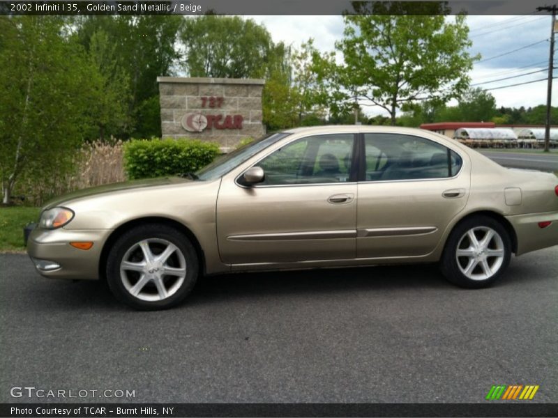 Golden Sand Metallic / Beige 2002 Infiniti I 35