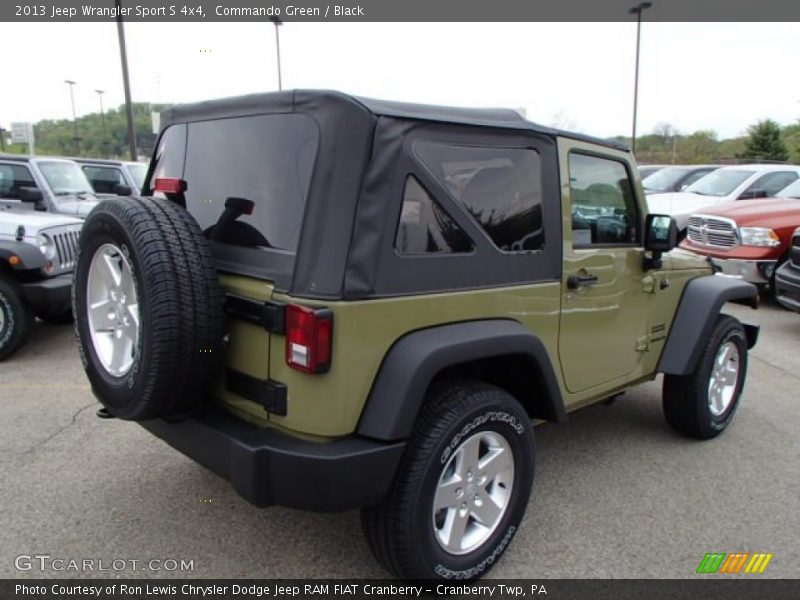 Commando Green / Black 2013 Jeep Wrangler Sport S 4x4