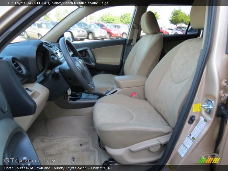 2012 RAV4 I4 4WD Sand Beige Interior