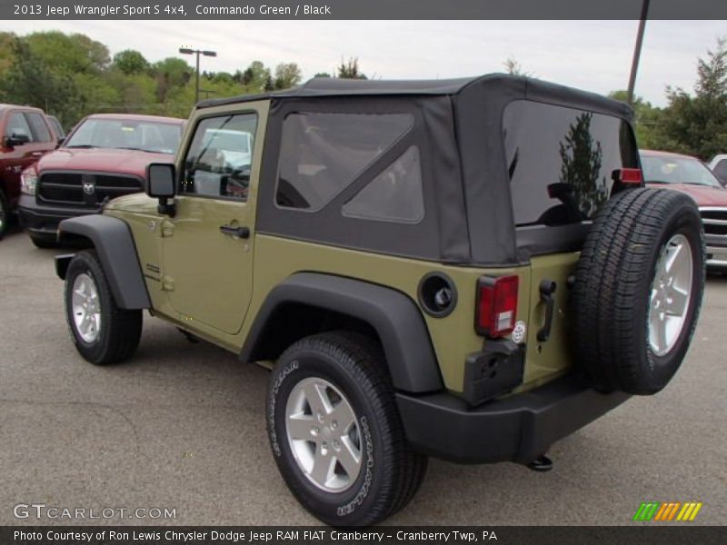 Commando Green / Black 2013 Jeep Wrangler Sport S 4x4