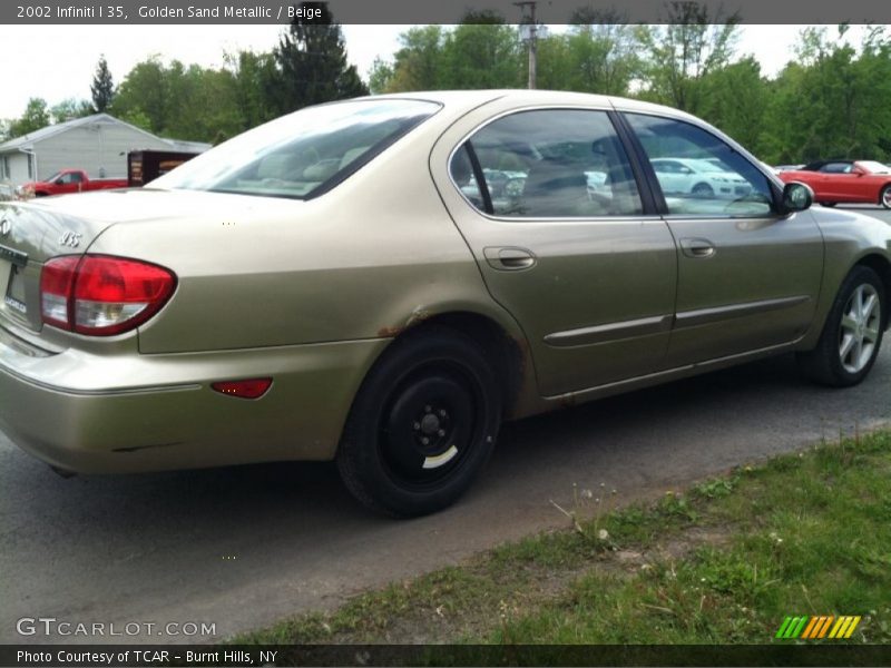 Golden Sand Metallic / Beige 2002 Infiniti I 35