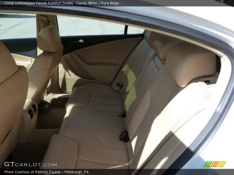 Candy White / Pure Beige 2008 Volkswagen Passat Komfort Sedan