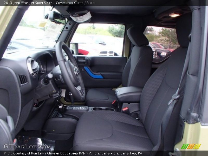 Commando Green / Black 2013 Jeep Wrangler Sport S 4x4