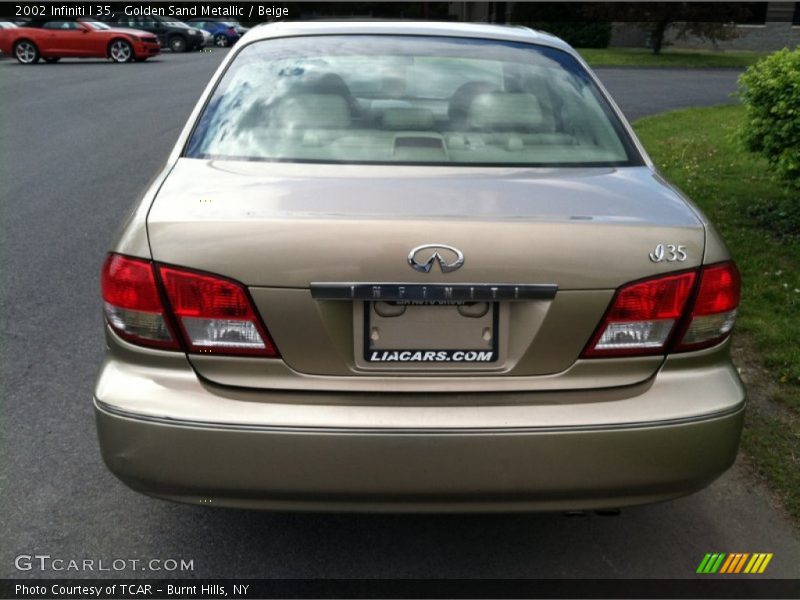 Golden Sand Metallic / Beige 2002 Infiniti I 35
