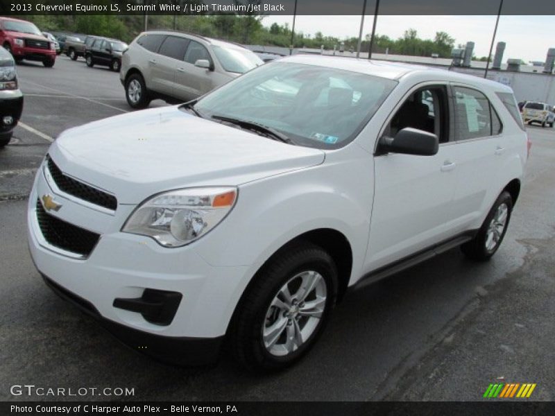 Summit White / Light Titanium/Jet Black 2013 Chevrolet Equinox LS