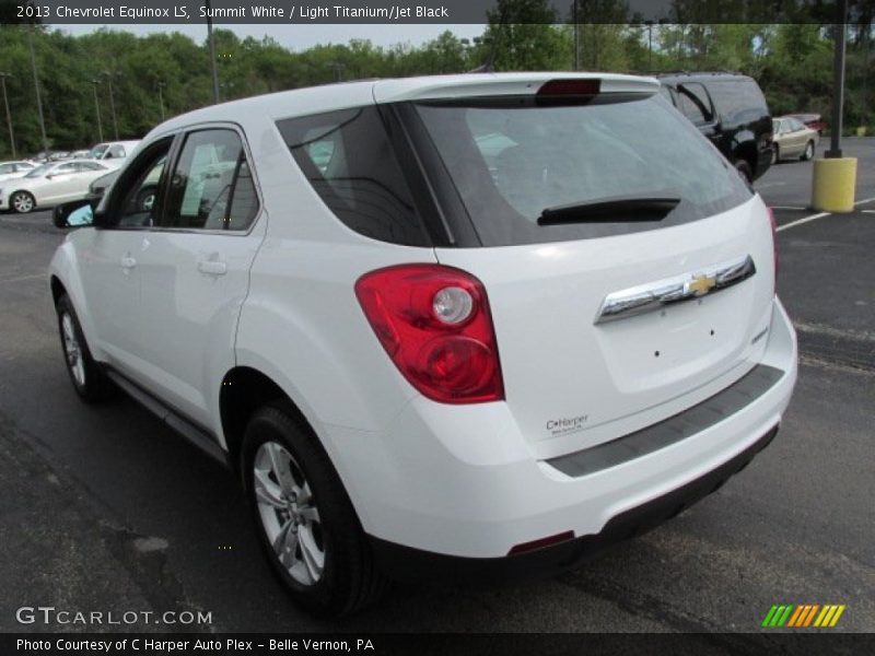 Summit White / Light Titanium/Jet Black 2013 Chevrolet Equinox LS