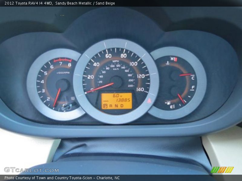  2012 RAV4 I4 4WD I4 4WD Gauges