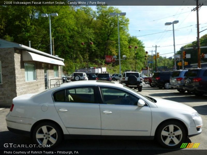 Candy White / Pure Beige 2008 Volkswagen Passat Komfort Sedan