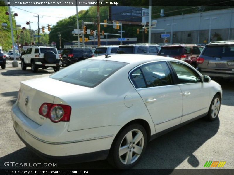 Candy White / Pure Beige 2008 Volkswagen Passat Komfort Sedan