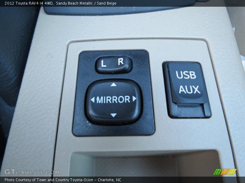 Controls of 2012 RAV4 I4 4WD