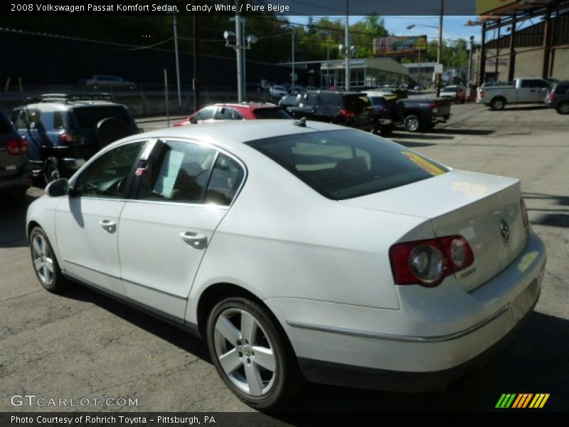 Candy White / Pure Beige 2008 Volkswagen Passat Komfort Sedan