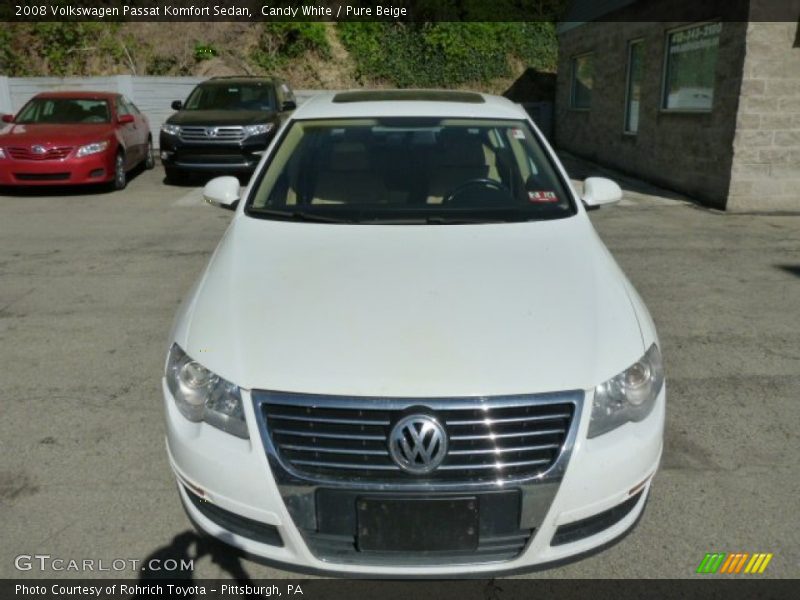 Candy White / Pure Beige 2008 Volkswagen Passat Komfort Sedan