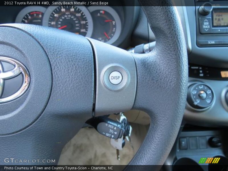 Controls of 2012 RAV4 I4 4WD