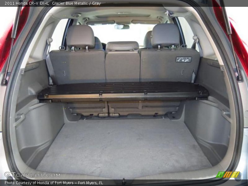 Glacier Blue Metallic / Gray 2011 Honda CR-V EX-L