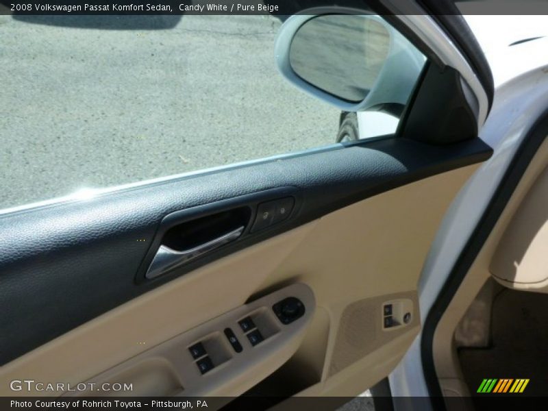 Candy White / Pure Beige 2008 Volkswagen Passat Komfort Sedan