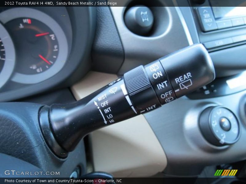 Controls of 2012 RAV4 I4 4WD