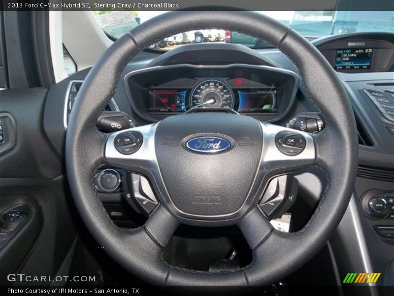 Sterling Gray / Charcoal Black 2013 Ford C-Max Hybrid SE