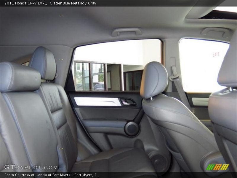 Glacier Blue Metallic / Gray 2011 Honda CR-V EX-L