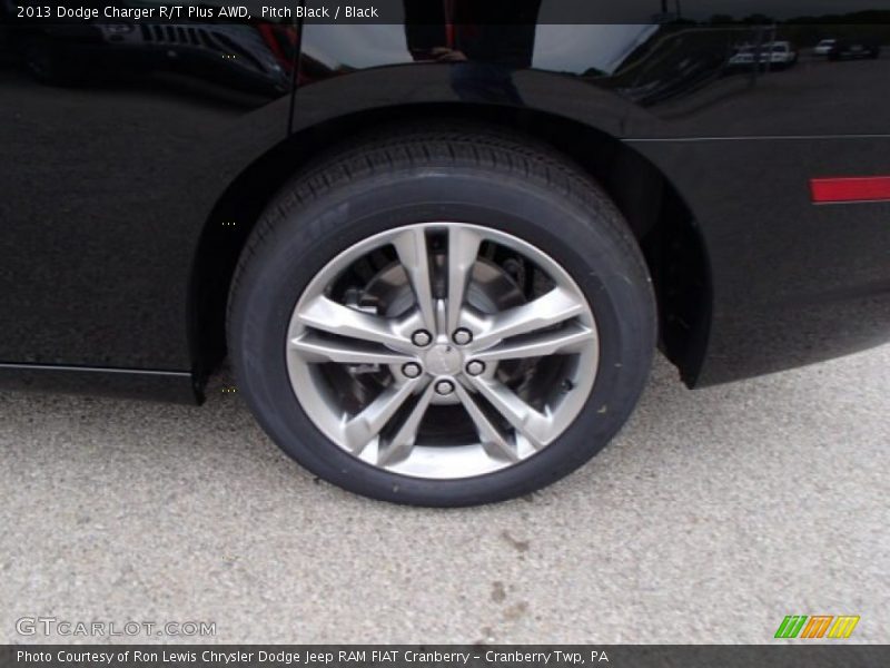 Pitch Black / Black 2013 Dodge Charger R/T Plus AWD