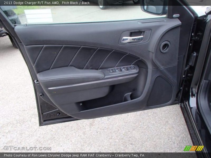 Pitch Black / Black 2013 Dodge Charger R/T Plus AWD