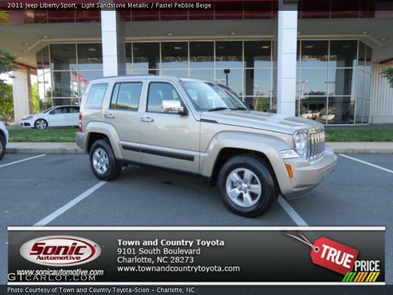 Light Sandstone Metallic / Pastel Pebble Beige 2011 Jeep Liberty Sport