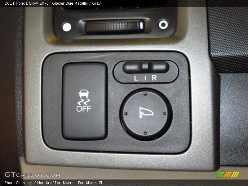 Glacier Blue Metallic / Gray 2011 Honda CR-V EX-L