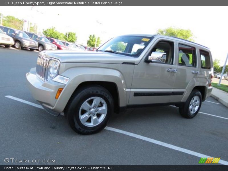 Light Sandstone Metallic / Pastel Pebble Beige 2011 Jeep Liberty Sport