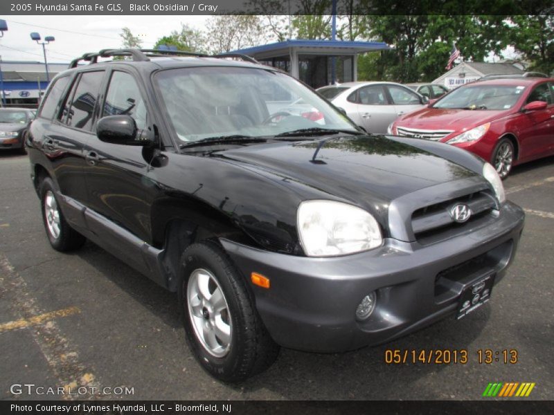 Black Obsidian / Gray 2005 Hyundai Santa Fe GLS
