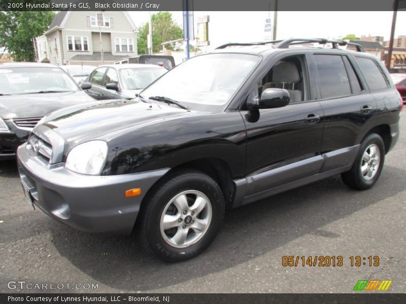 Black Obsidian / Gray 2005 Hyundai Santa Fe GLS