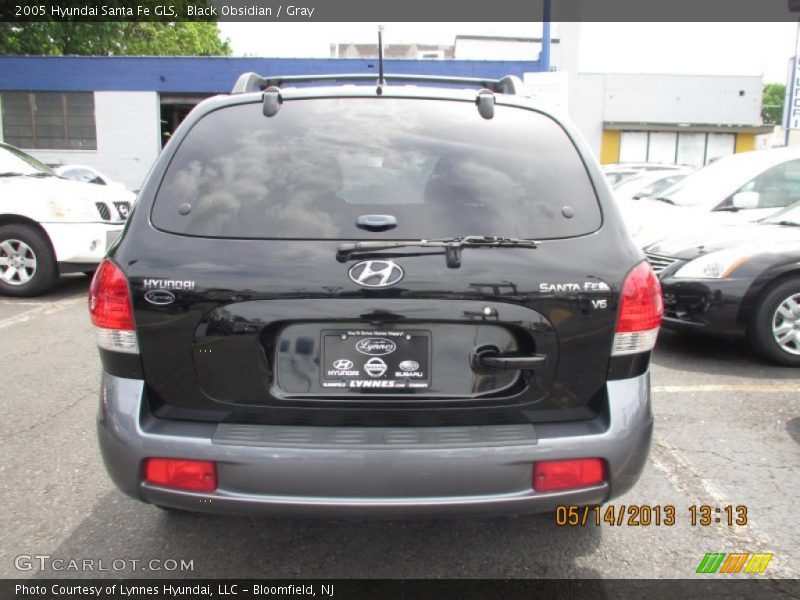 Black Obsidian / Gray 2005 Hyundai Santa Fe GLS
