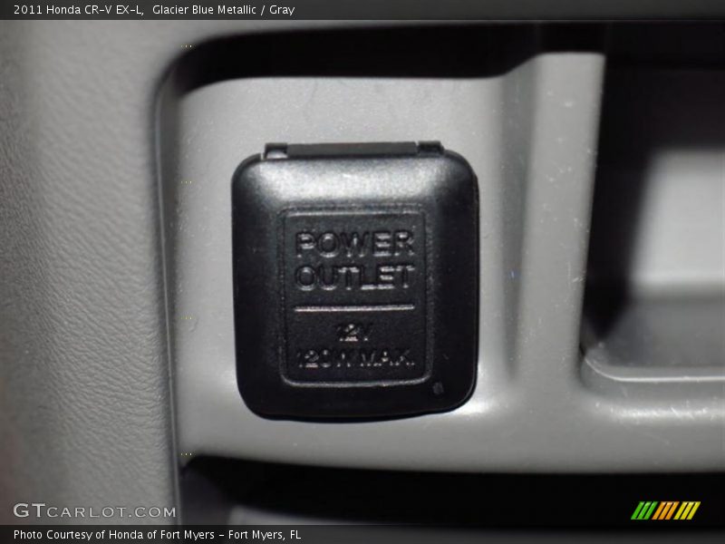 Glacier Blue Metallic / Gray 2011 Honda CR-V EX-L