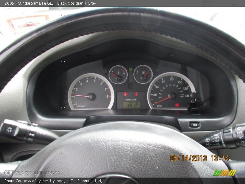 Black Obsidian / Gray 2005 Hyundai Santa Fe GLS