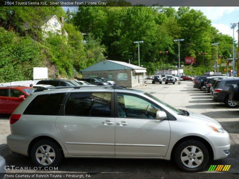 Silver Shadow Pearl / Stone Gray 2004 Toyota Sienna XLE