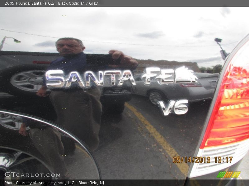 Black Obsidian / Gray 2005 Hyundai Santa Fe GLS