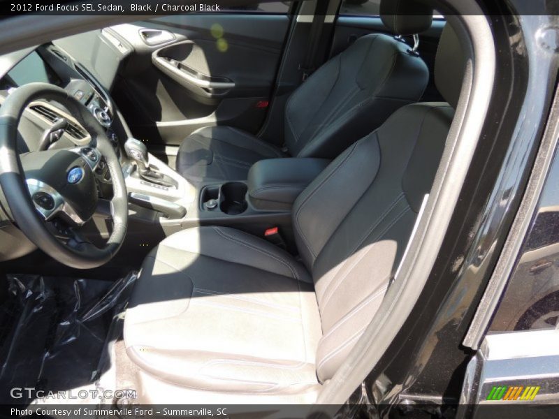 Black / Charcoal Black 2012 Ford Focus SEL Sedan