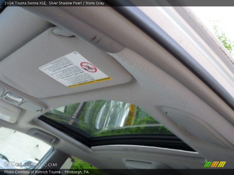 Silver Shadow Pearl / Stone Gray 2004 Toyota Sienna XLE