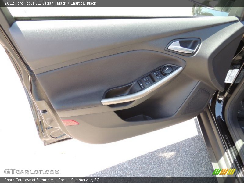 Black / Charcoal Black 2012 Ford Focus SEL Sedan