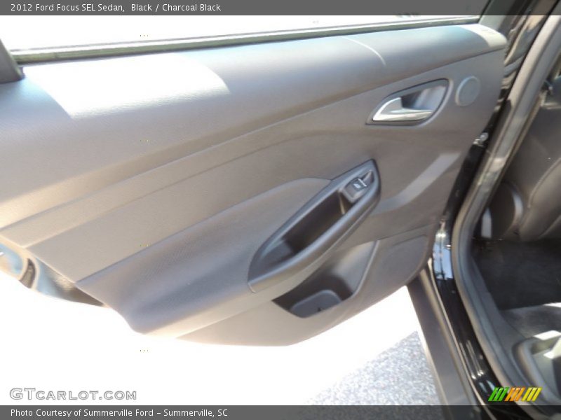 Black / Charcoal Black 2012 Ford Focus SEL Sedan