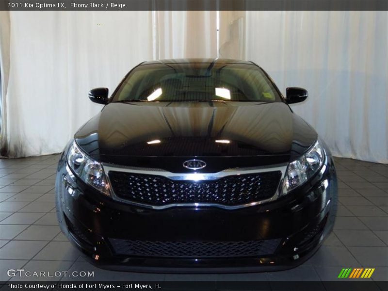 Ebony Black / Beige 2011 Kia Optima LX