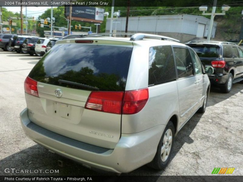 Silver Shadow Pearl / Stone Gray 2004 Toyota Sienna XLE