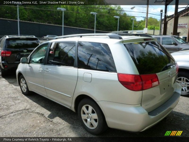 Silver Shadow Pearl / Stone Gray 2004 Toyota Sienna XLE