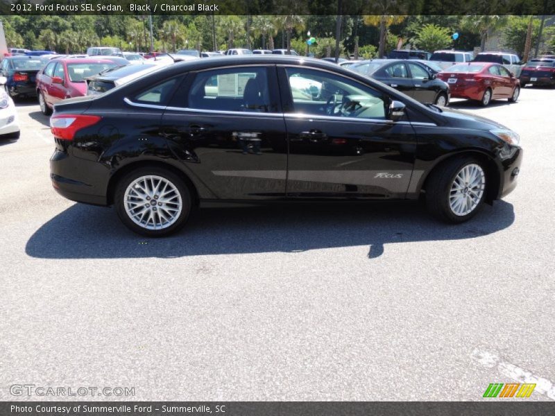 Black / Charcoal Black 2012 Ford Focus SEL Sedan