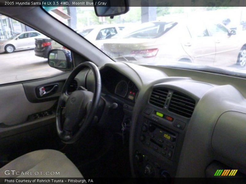 Moonlit Blue / Gray 2005 Hyundai Santa Fe LX 3.5 4WD