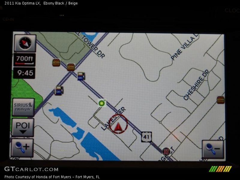 Ebony Black / Beige 2011 Kia Optima LX